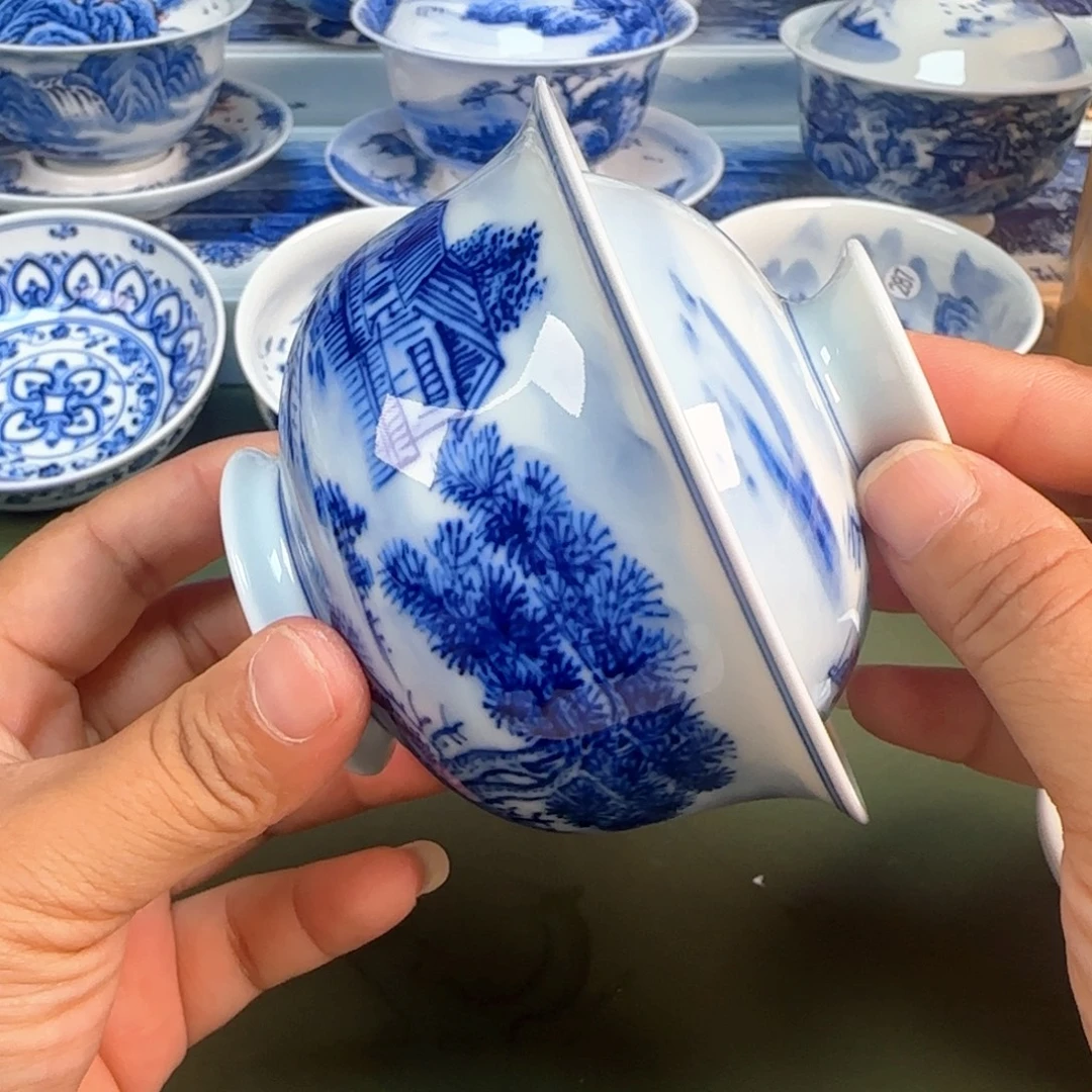 景德镇纯手绘茶具圆圆209