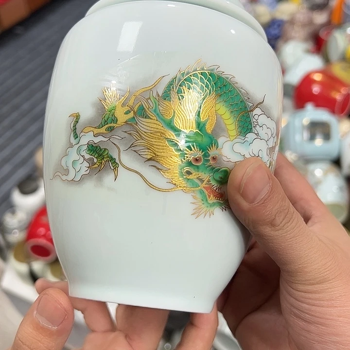 茶叶罐陶瓷家用储物罐瑕疵品介意勿拍