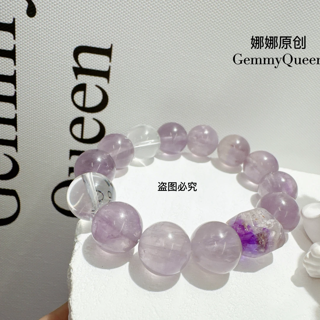 非金属仿水晶手链  娜娜“雅典娜 ”13-14mm手串 多样性发其一