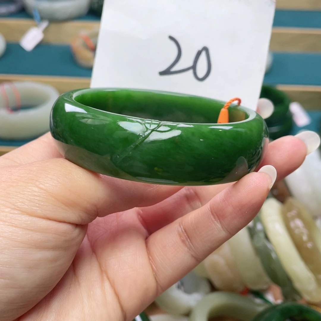 未镶嵌手镯和田玉圈口60