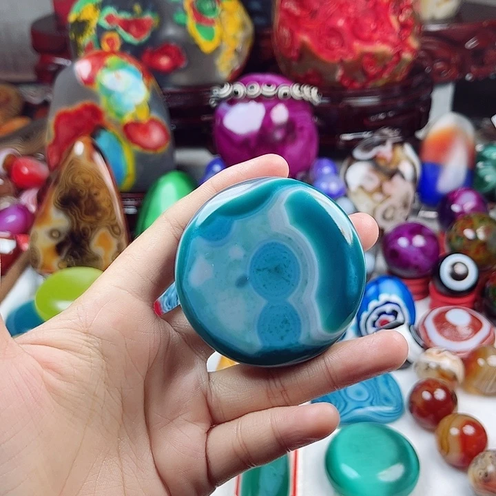 玛瑙/玉髓未镶嵌耳饰