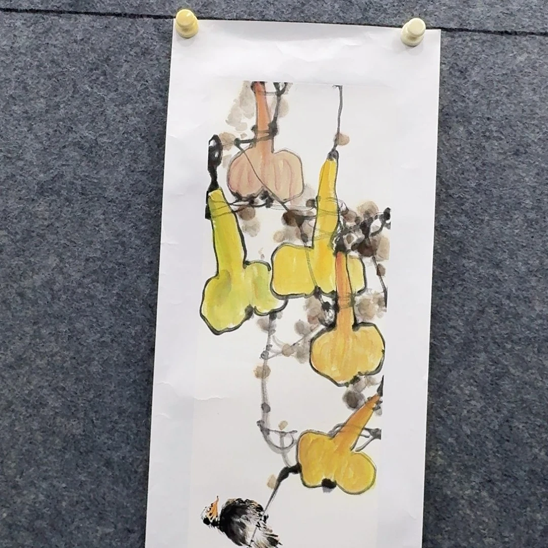 国画国画亲笔手绘