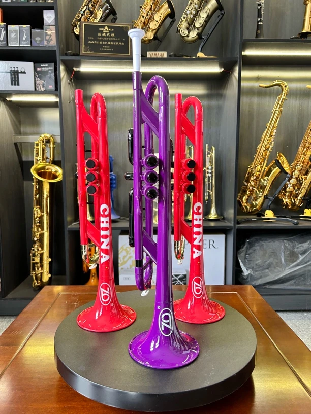 正欧树脂小号 金属活塞 小号 降B调 彩色