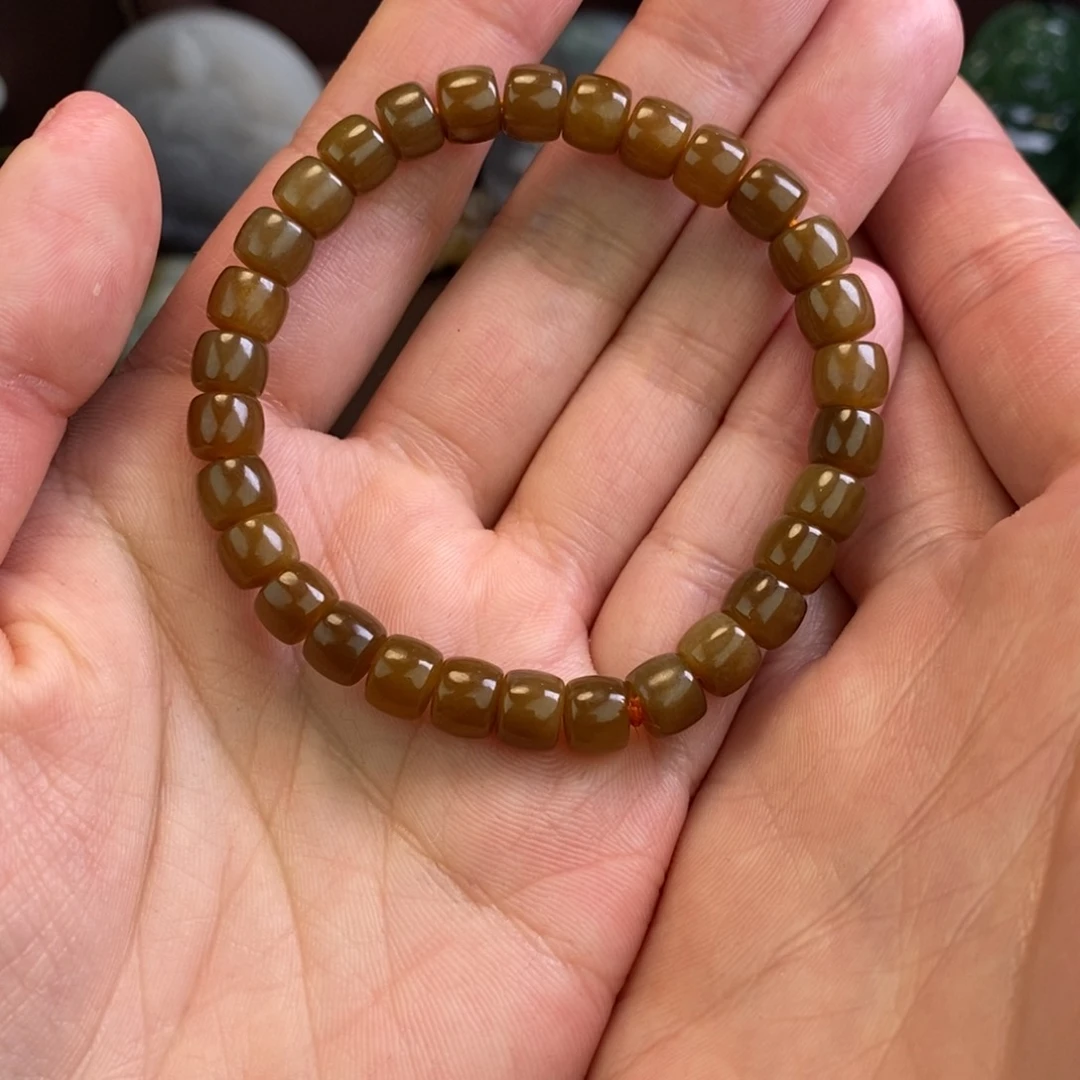 和田玉手链未镶嵌