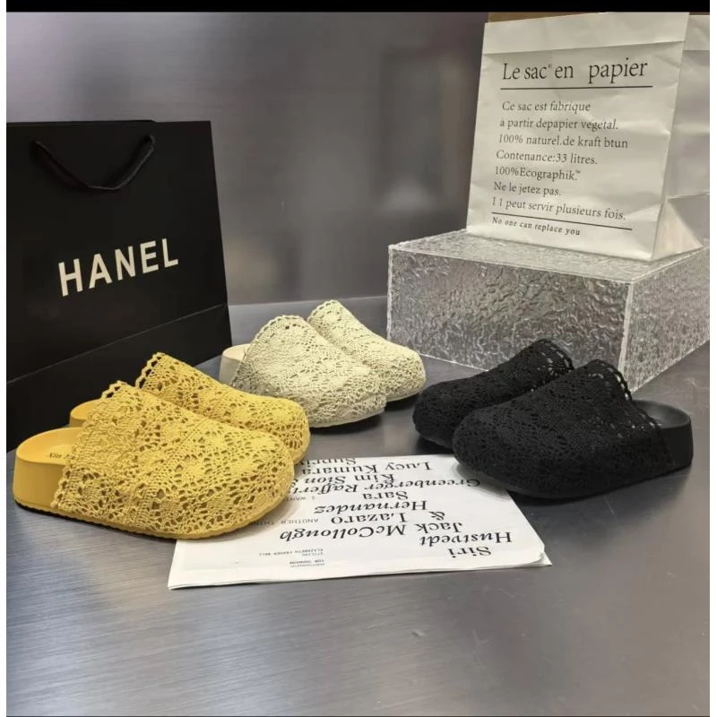 2025夏季新款厚底包头半拖鞋女德训鞋外穿超火勃肯凉拖妮