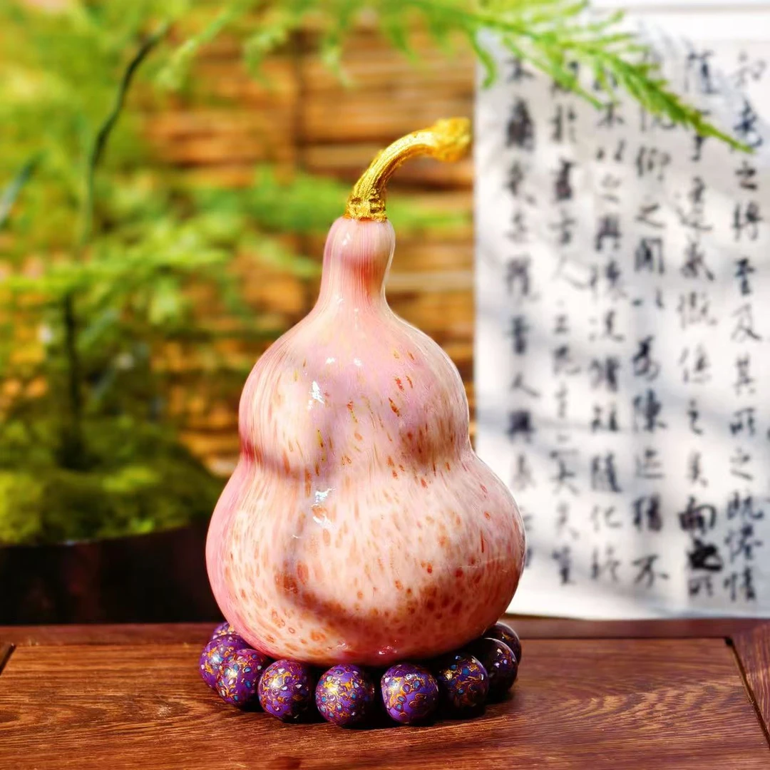 非遗大漆手工漂漆天然葫芦文玩福禄摆件