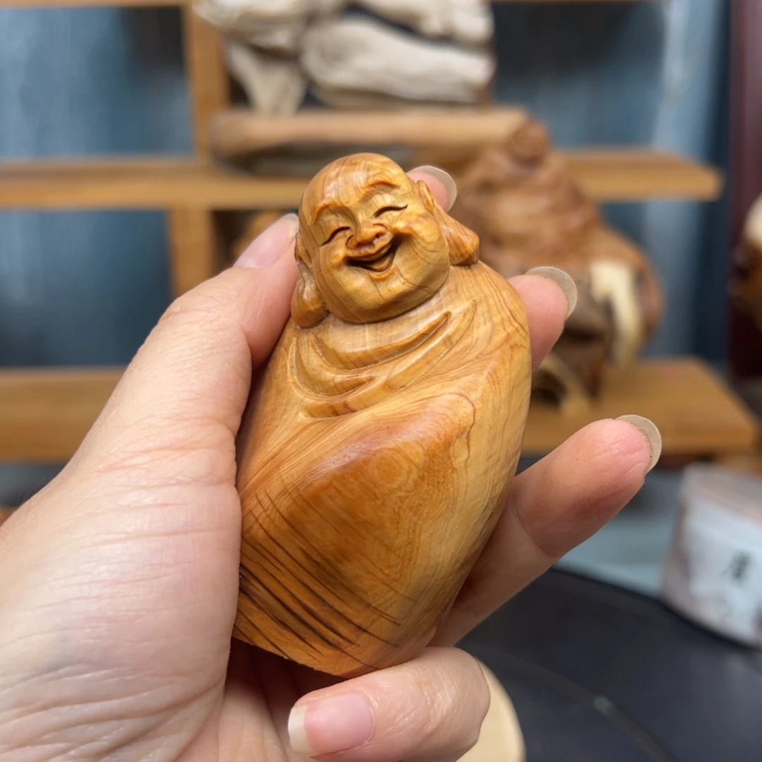 木秋*(崖柏木摆件手把件