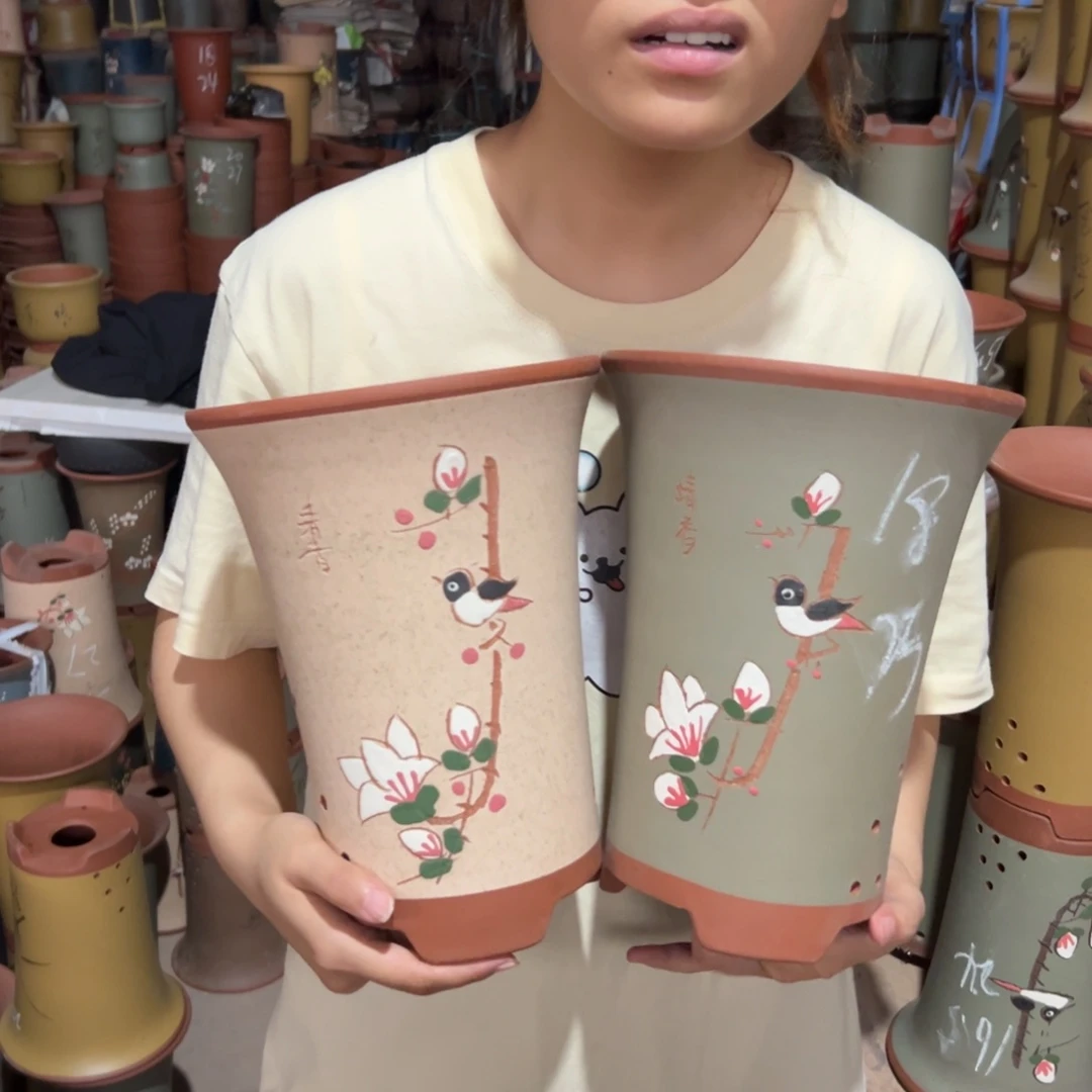 宜兴川阁紫砂花盆