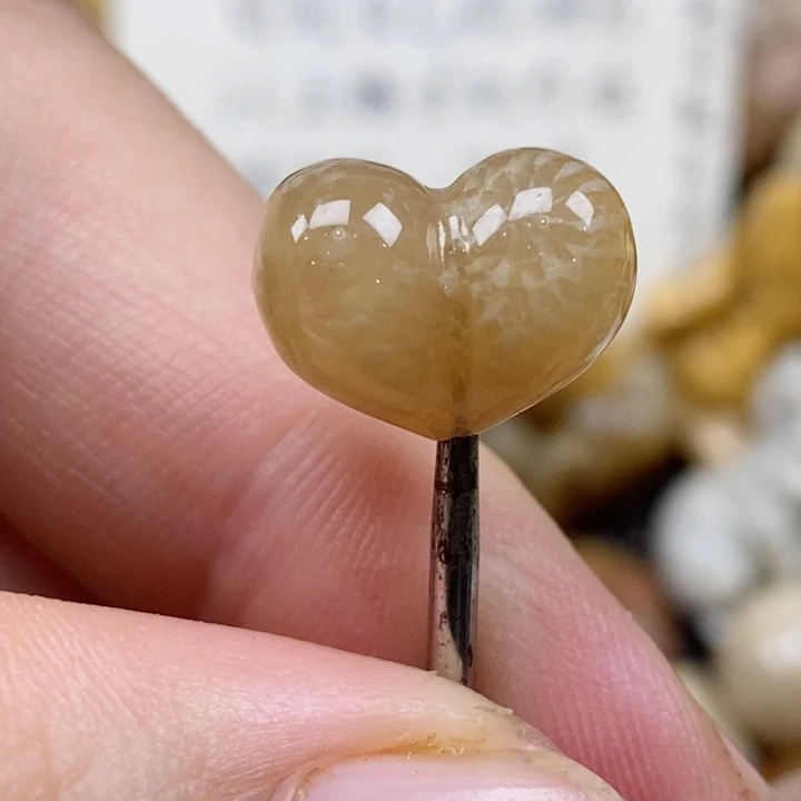 颈饰未镶嵌硅化珊瑚（珊瑚玉）有瑕 小