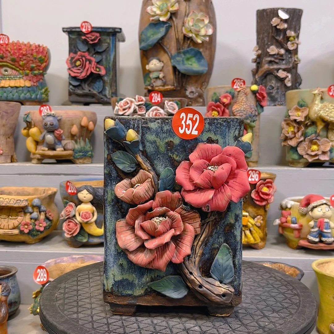 微瑕352 号陶然花器厂家直销