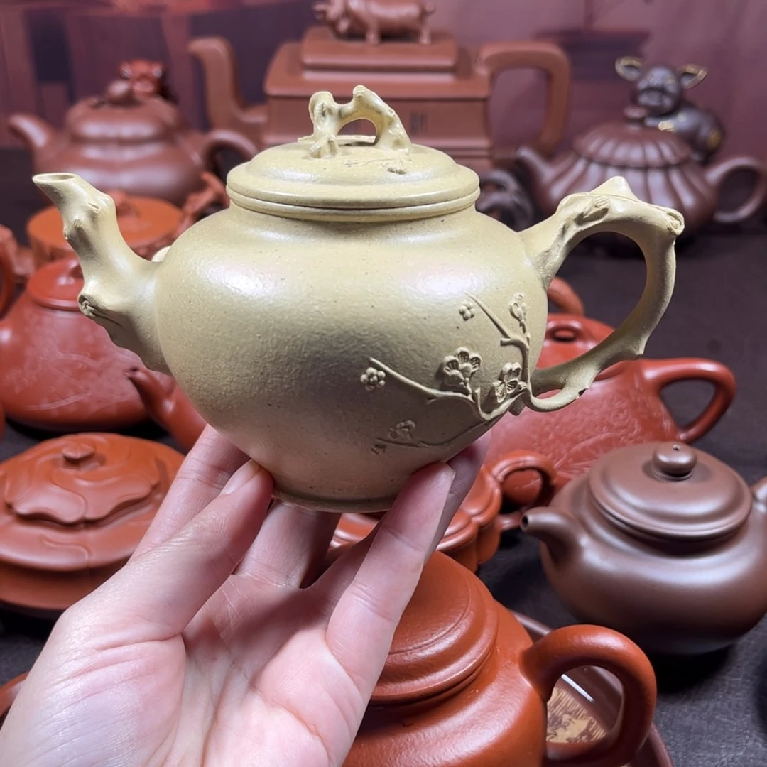 茶壶紫砂夫**争原矿本绿260毫升