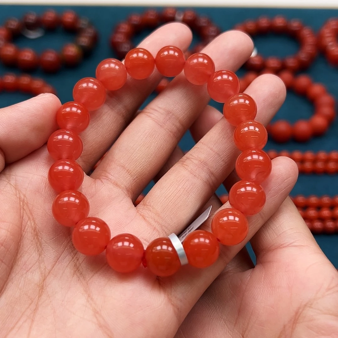 南红玛瑙未镶嵌手串保山南红10