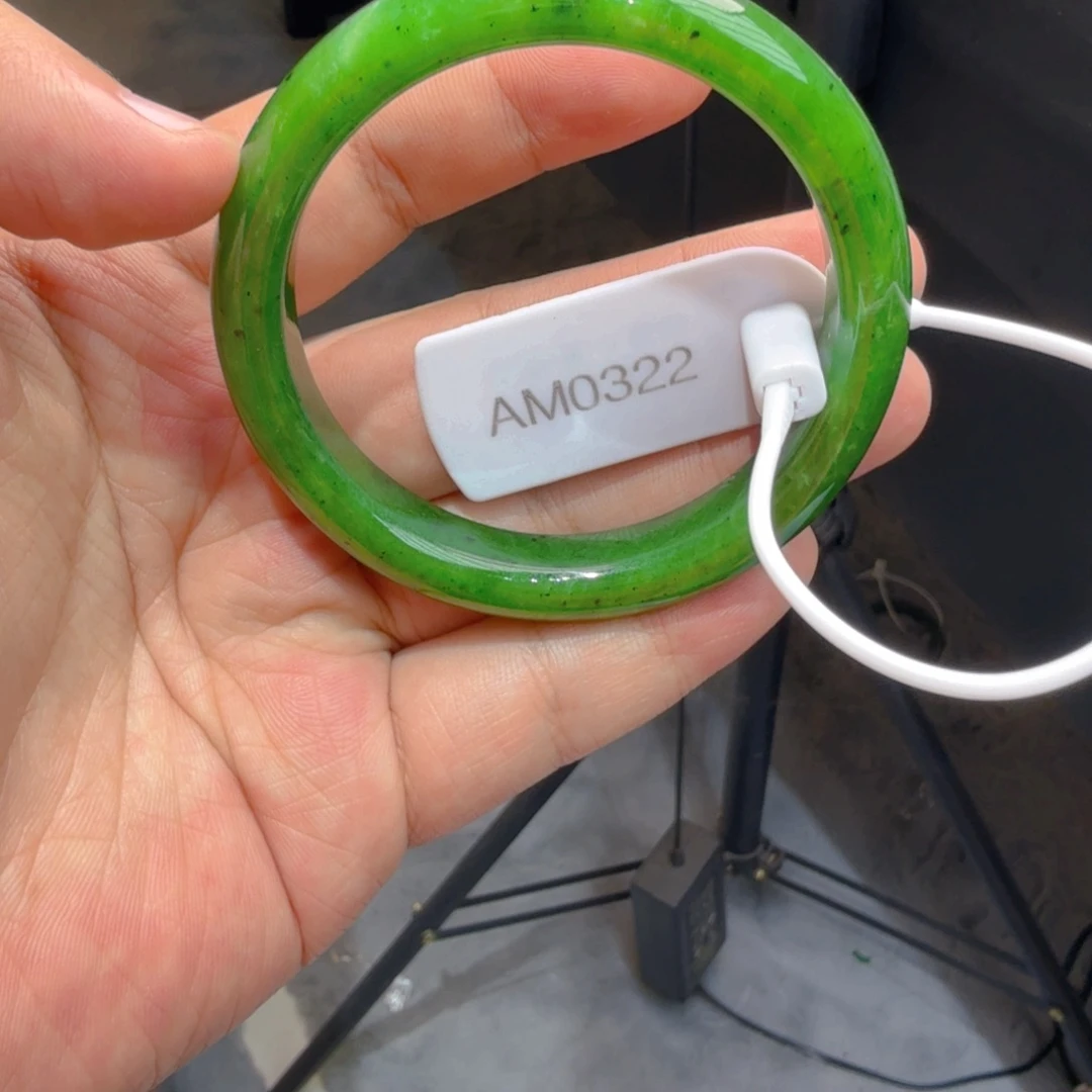 和田玉（碧玉）手镯未镶嵌59