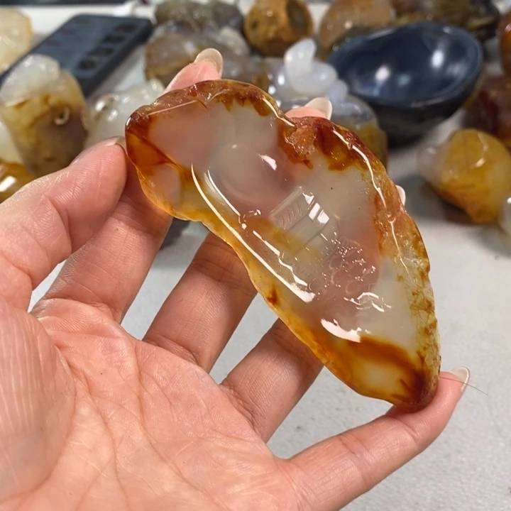 玛瑙/玉髓吊坠(不含链)未镶嵌