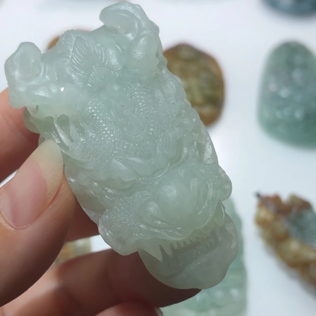 定制翡翠未镶嵌毛货