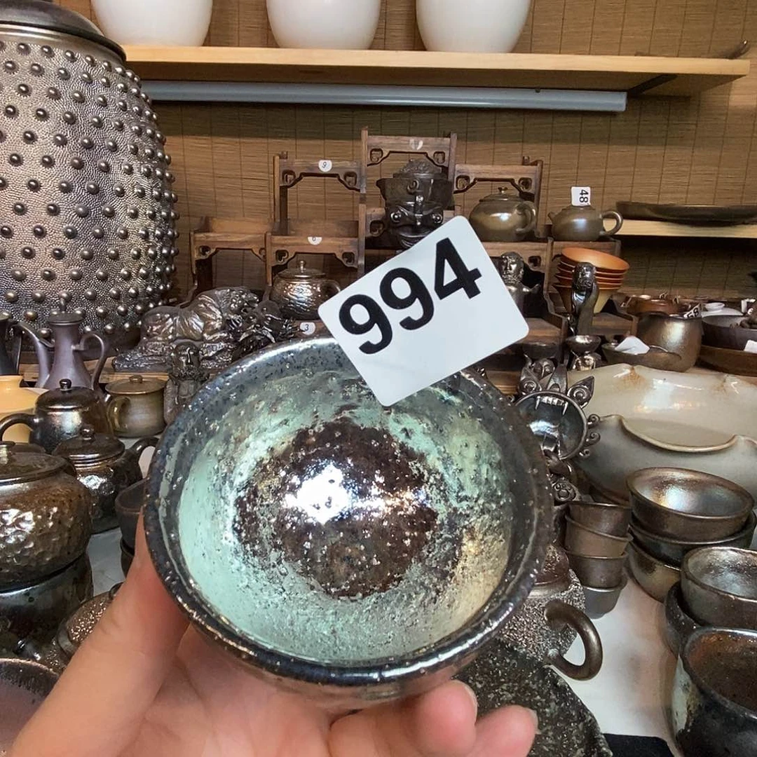 喵**森高温柴烧陶泥主人杯