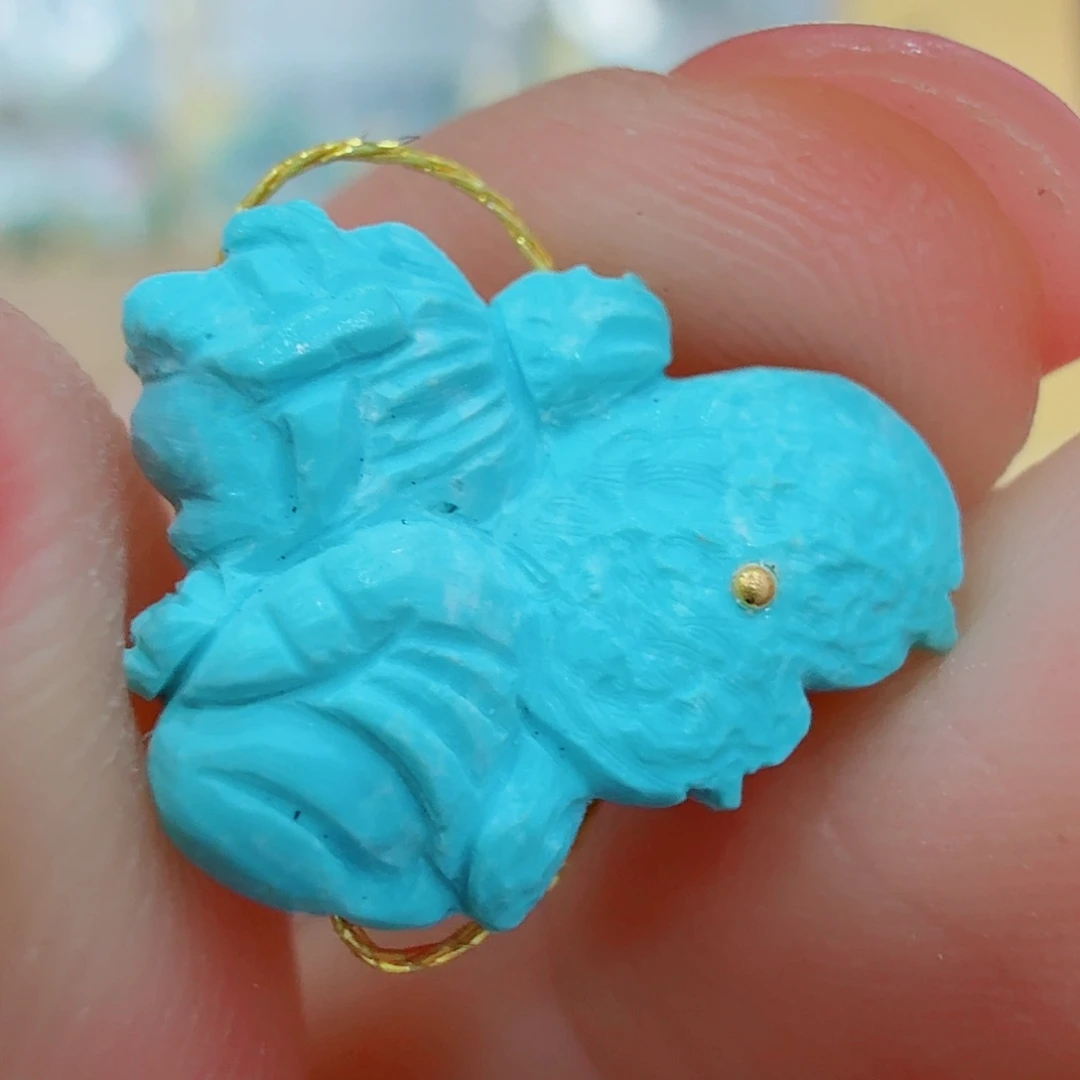 未镶嵌绿松石珠宝奇石