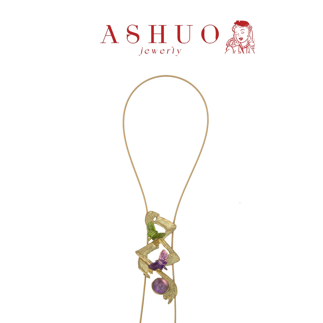 铜合金项链 阿烁中古 Kalliope  as9938