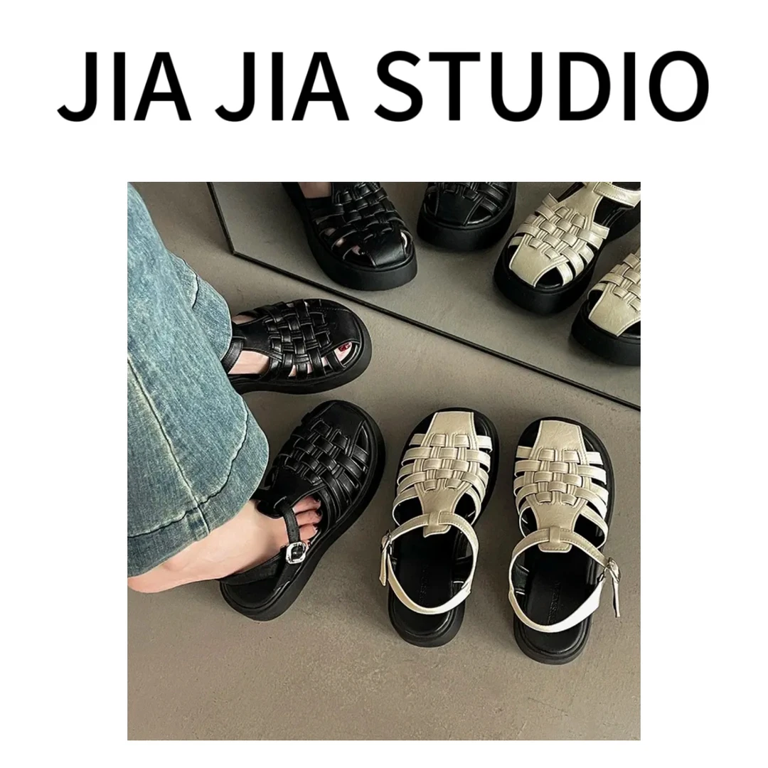 嘉嘉推荐#606【夏季】罗马编织凉鞋