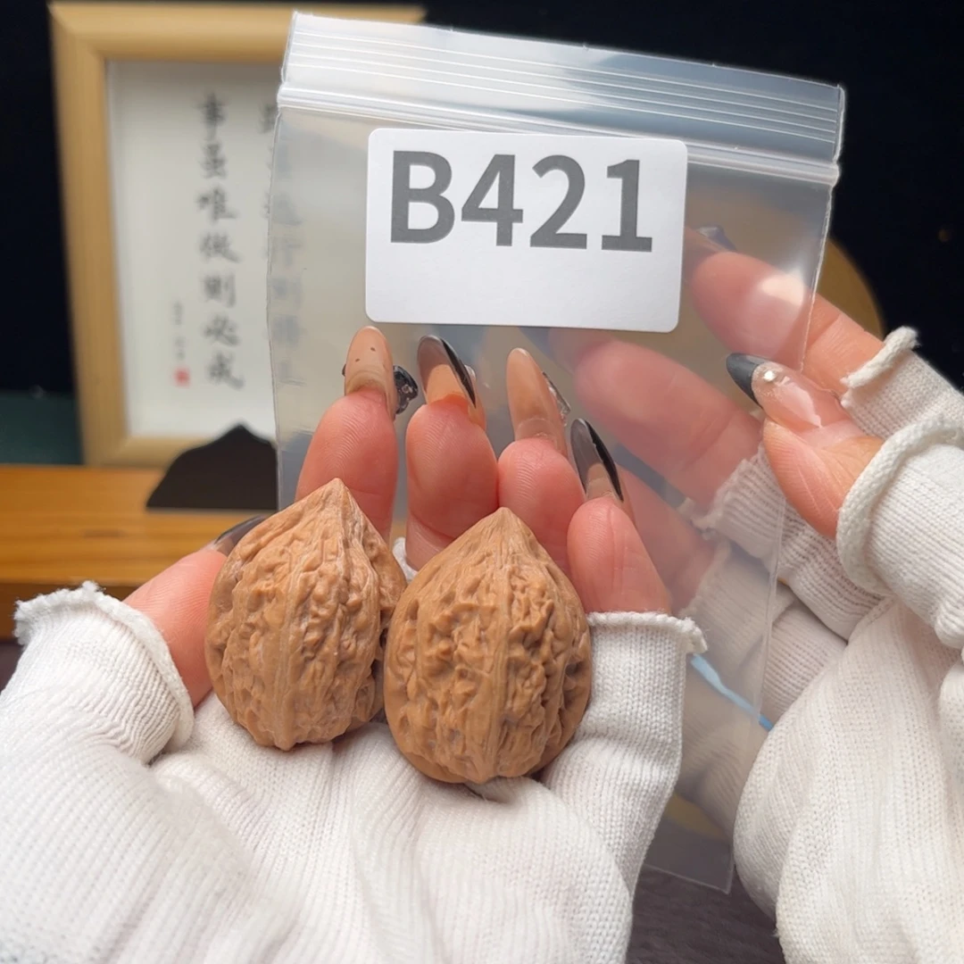 把件文玩核桃29瓷瓶鸭嘴b421