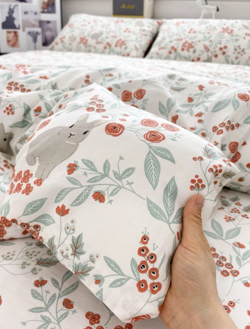 清！小玲子 学生季福利  特价 全棉纯棉活性印染工艺四件套