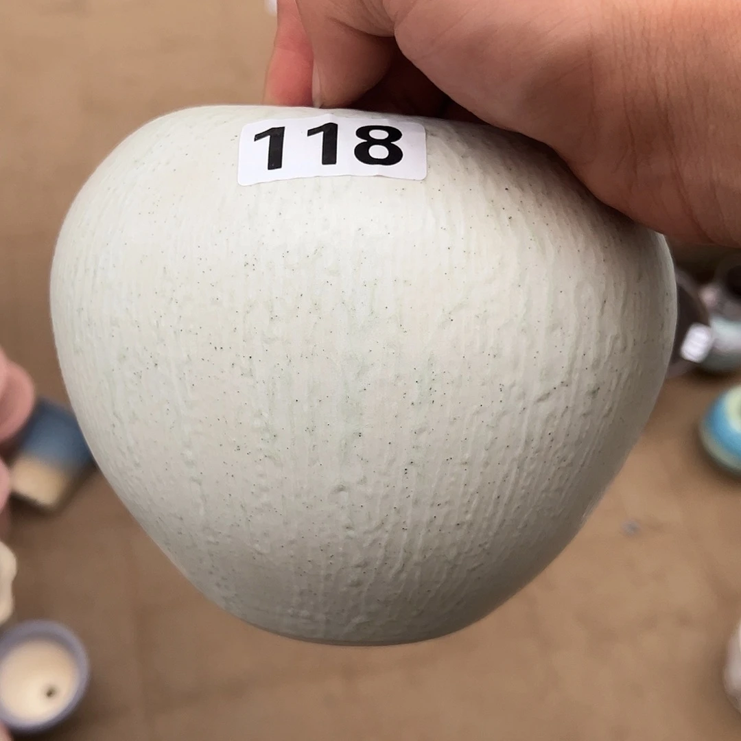 景德镇陶瓷白色无孔118