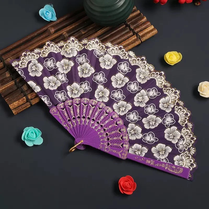 【到手两把】樱花扇中国风古风女士折扇夏季随身便携舞蹈扇