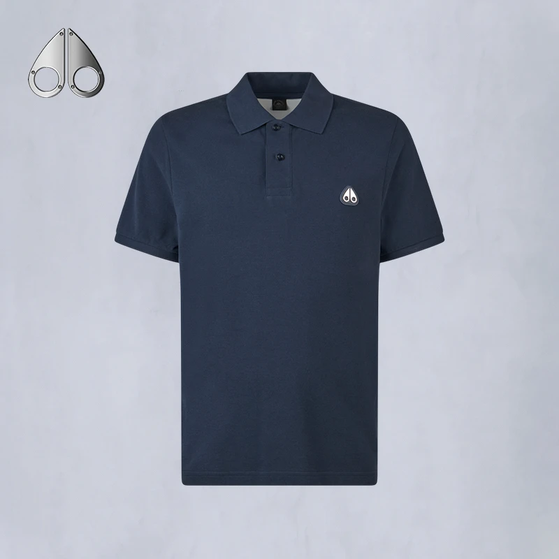 【夏季热卖】MOOSE KNUCKLES 经典棉POLO短袖T恤男M34MT712