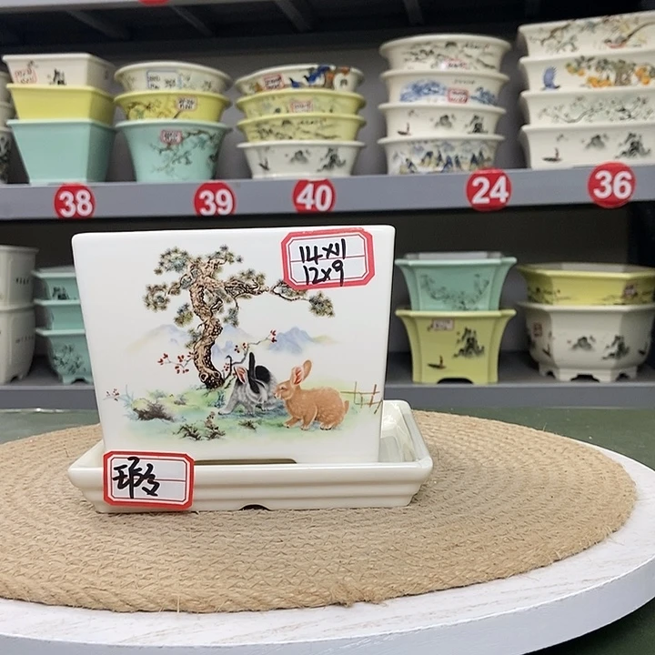 紫砂宜兴紫砂花盆