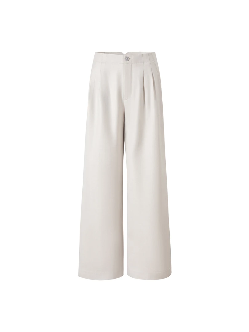 YIYI时尚阔腿裤薄款直筒裤