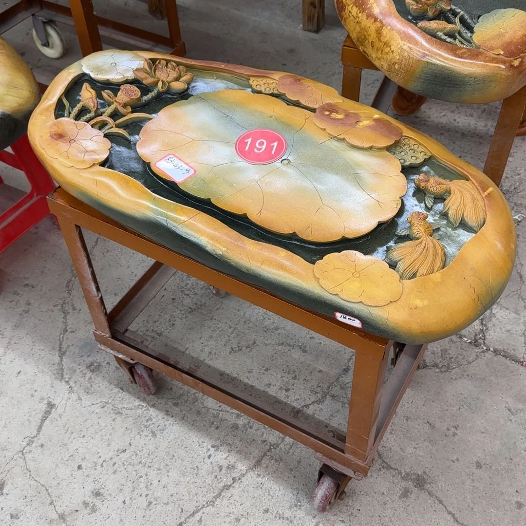 豫****端砚石茶盘绿端191号
