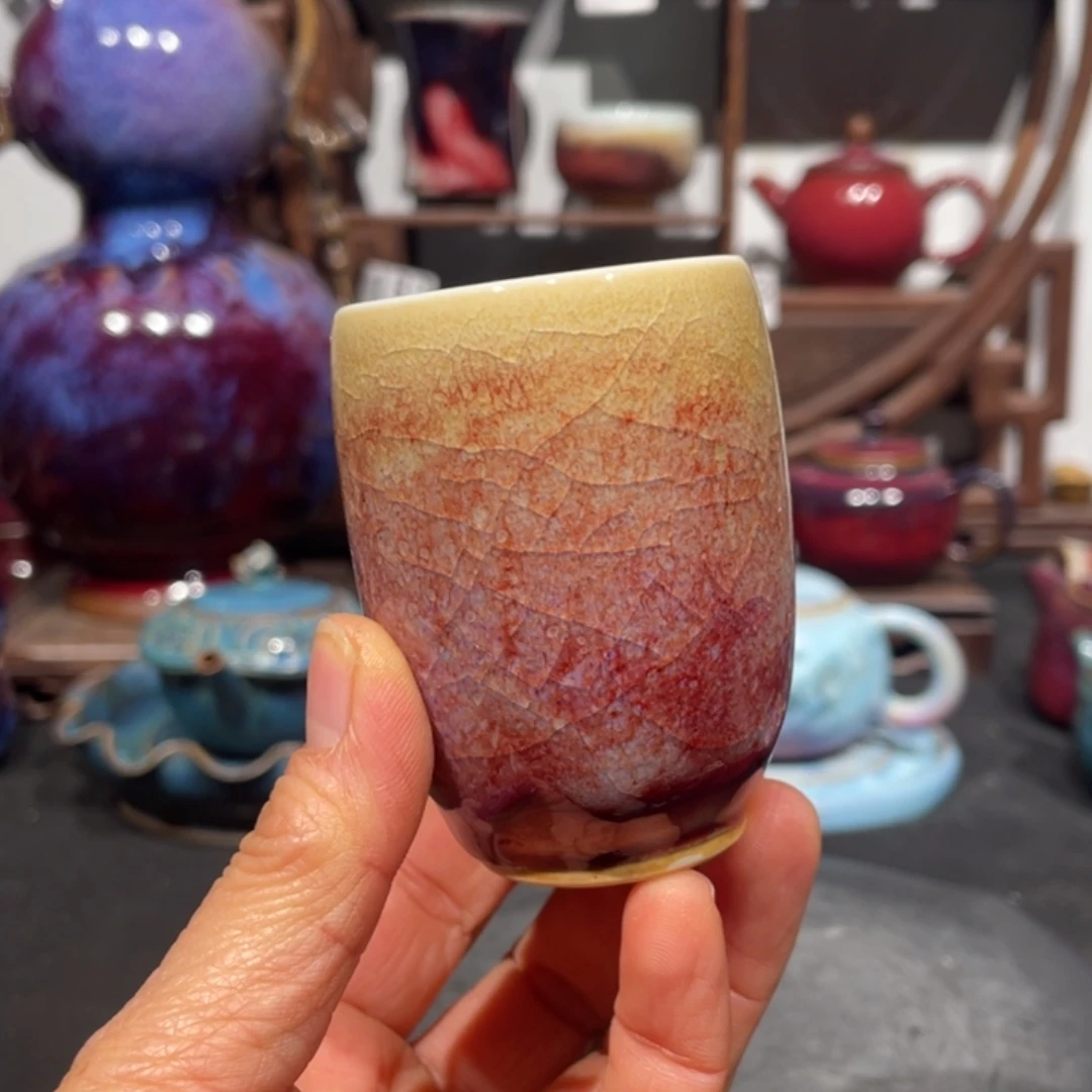 洗***奎中国神后钧瓷闻香杯