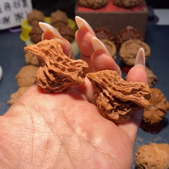 文玩核桃把件小鸟28尺