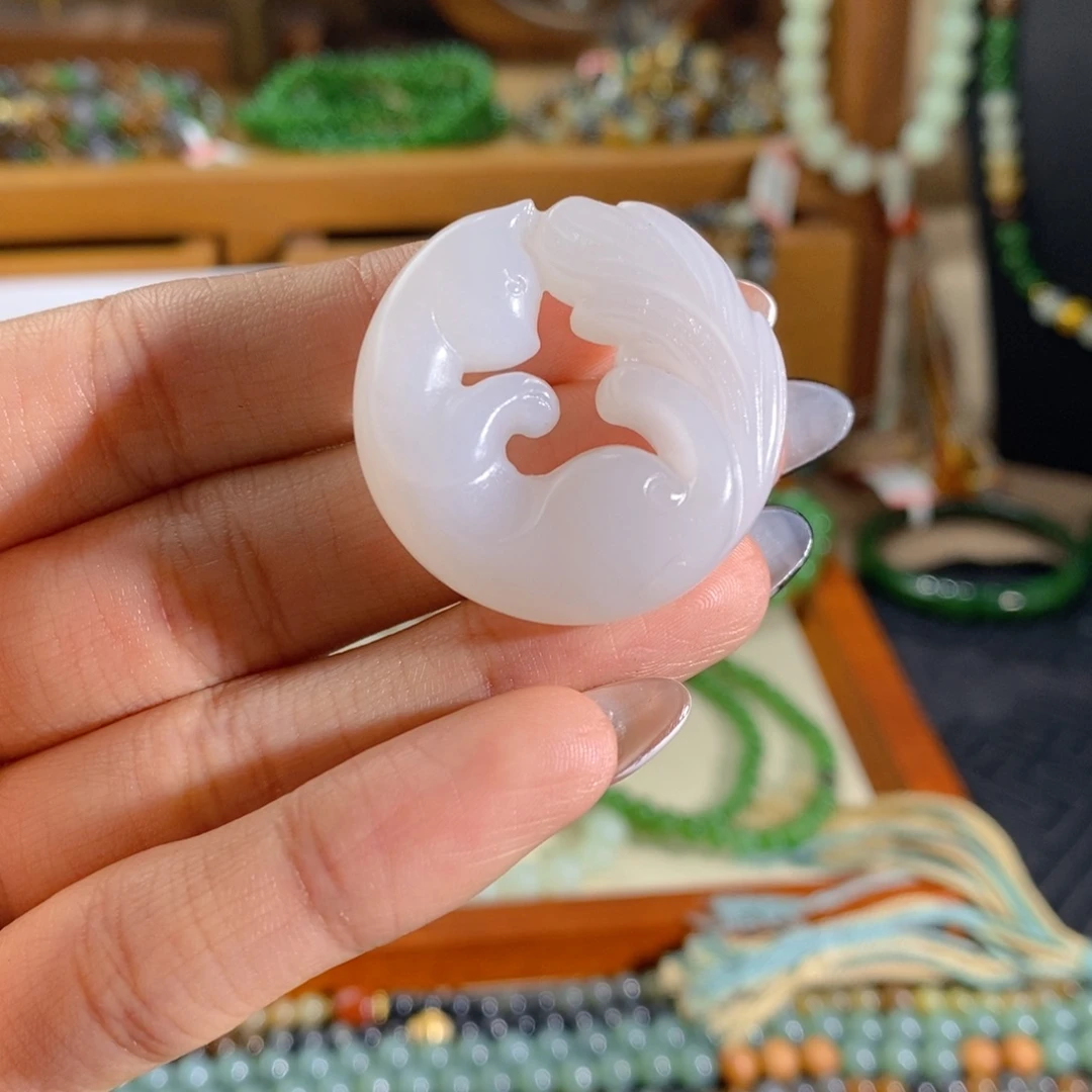 和田玉未镶嵌手链