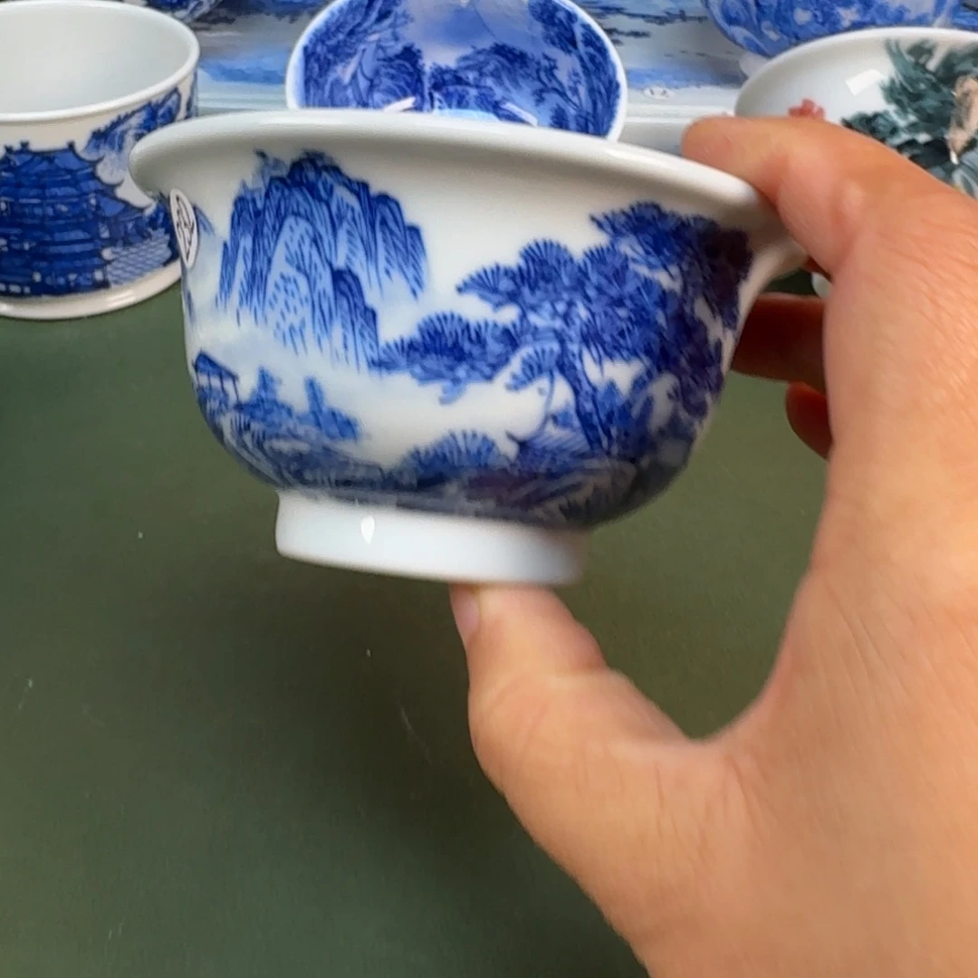 陶瓷景德镇纯手绘茶具圆圆232