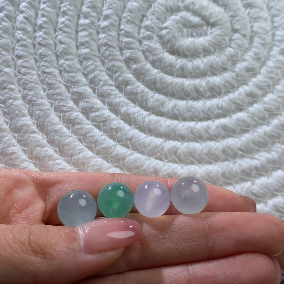翡翠散珠翡翠货品质珠珠