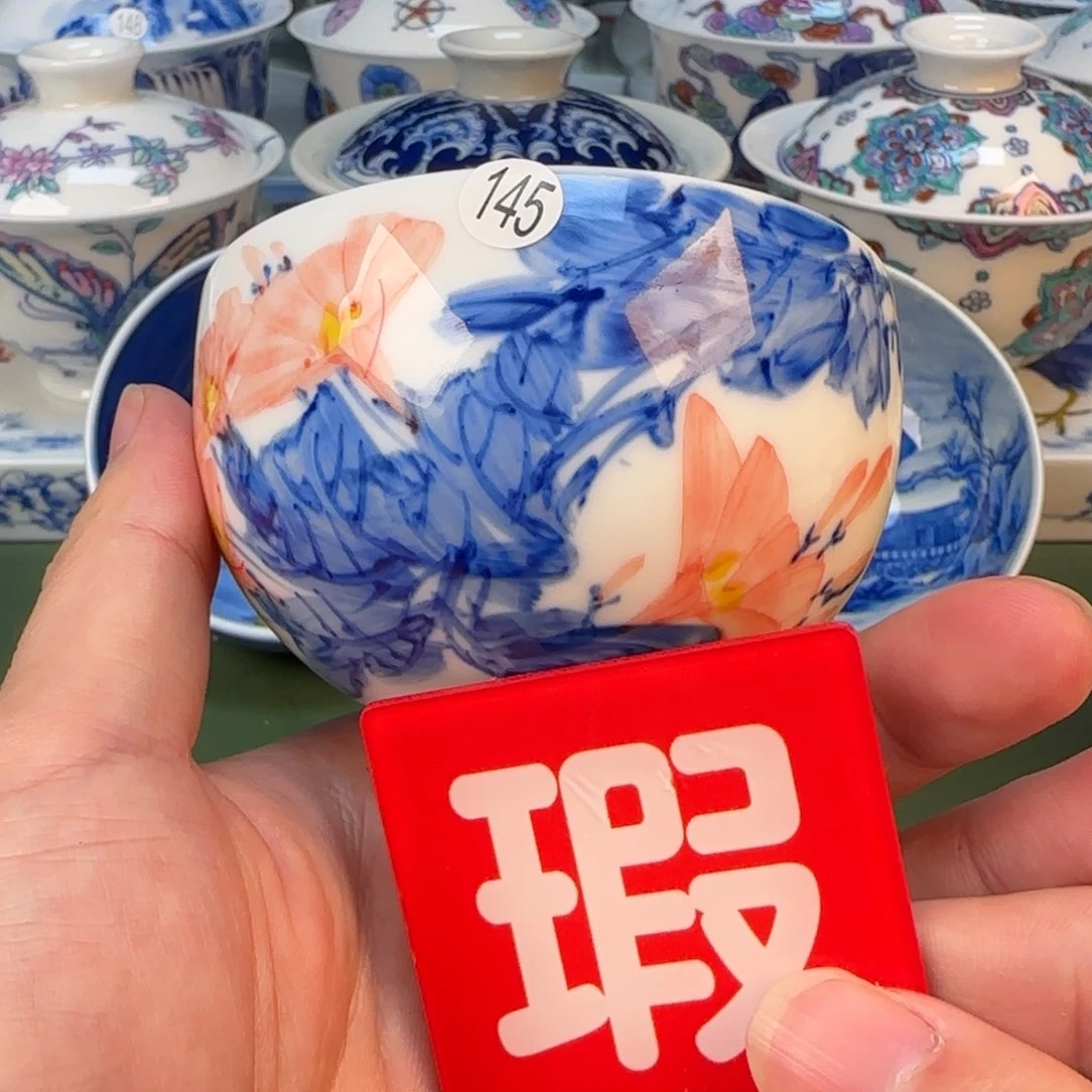 景德镇纯手工手绘茶具145