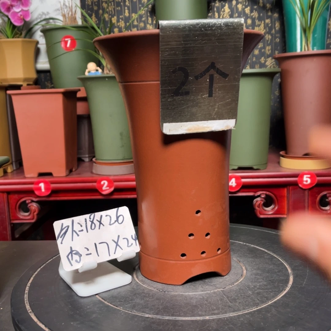 紫砂花盆紫砂花盆