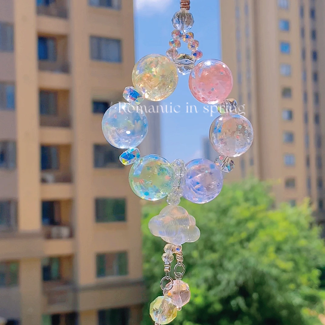 短款创意个性手机链手机挂绳时尚手机饰品-环游梦境