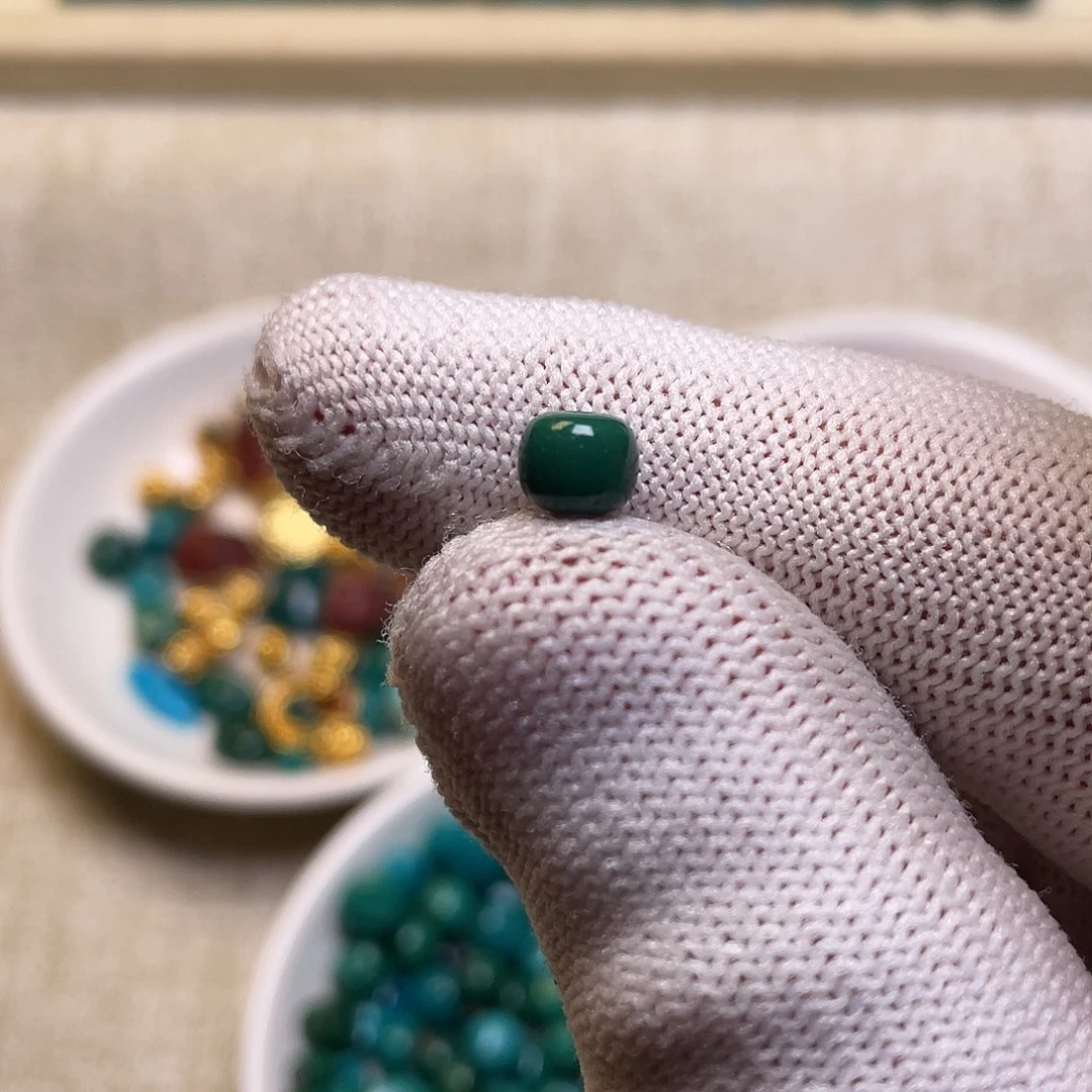 松***神绿松石未镶嵌配饰6.2