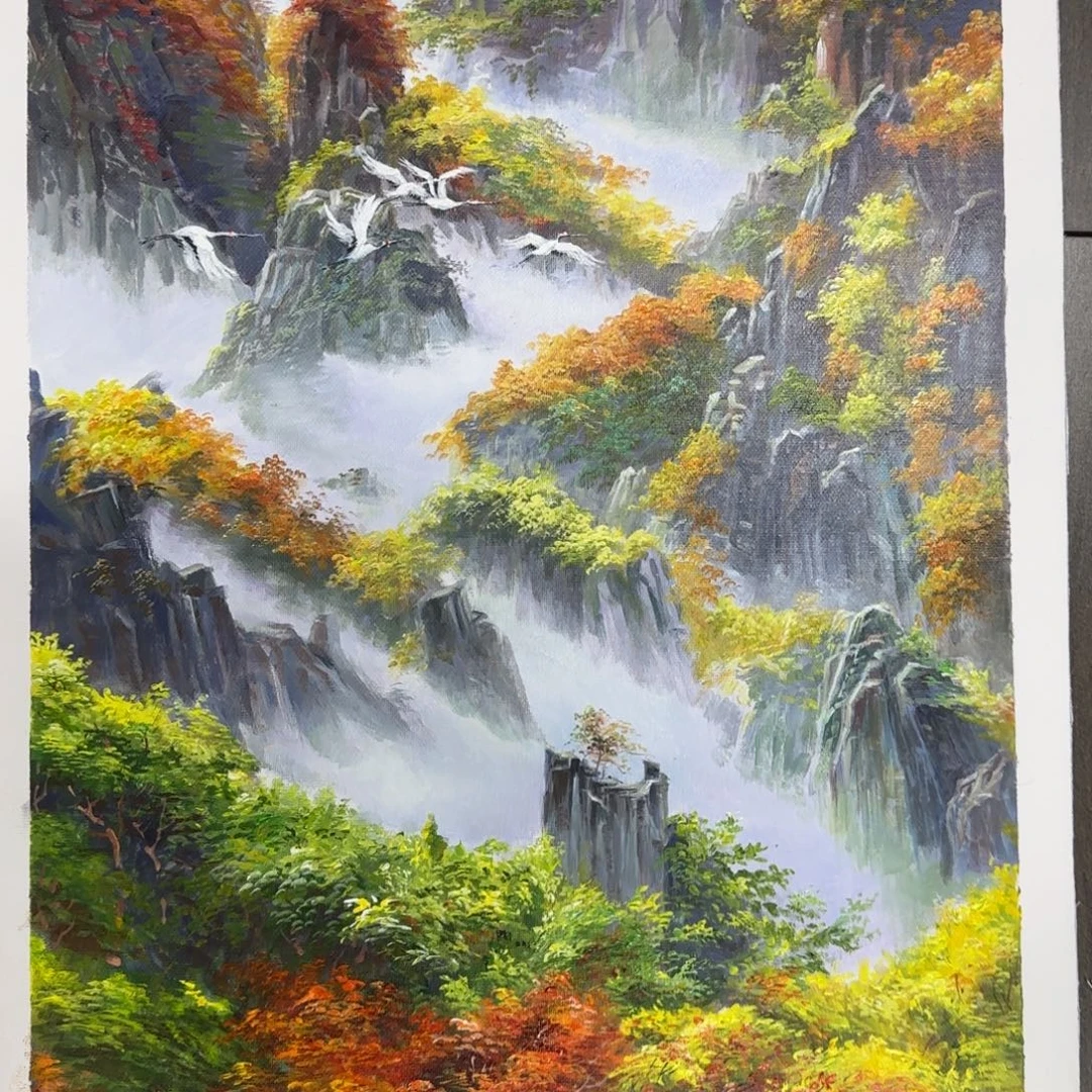 油画加油加油努力加油加油