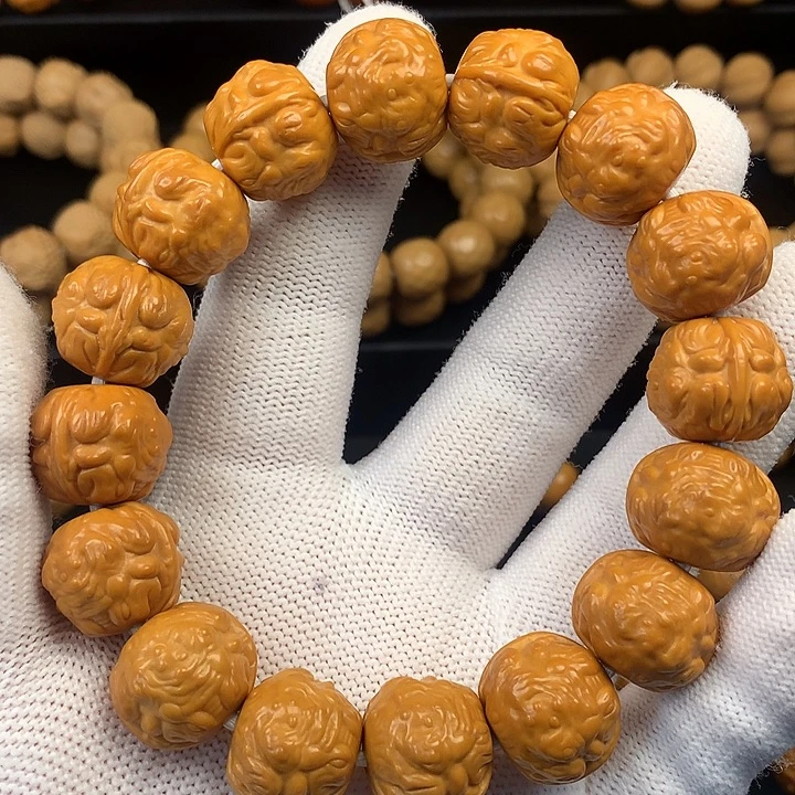 猴头核桃手串猴头