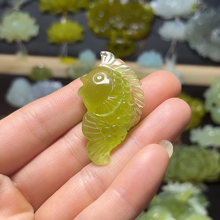 未镶嵌蛇纹石玉发饰