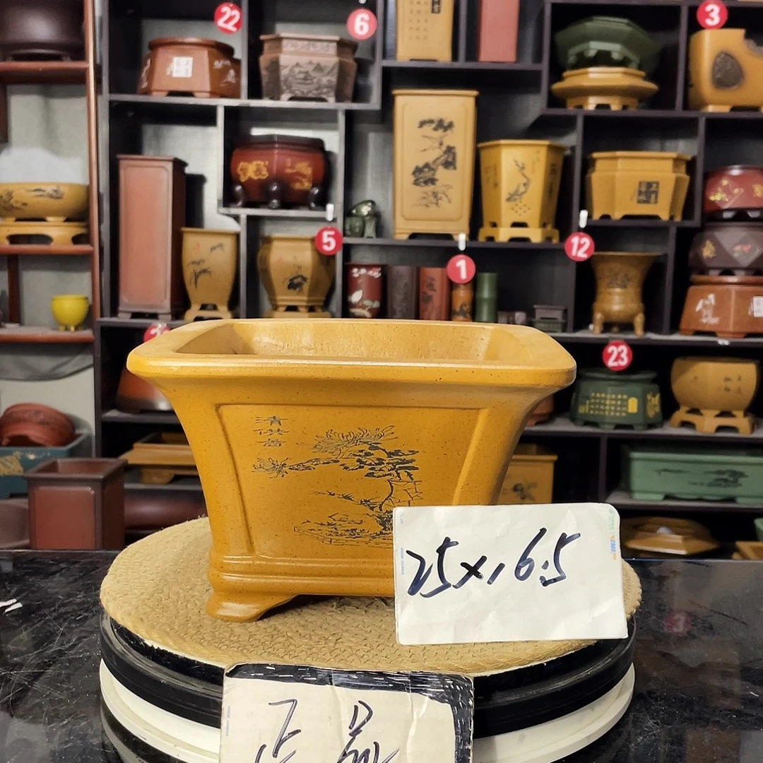 D-盆尚好紫砂花盆