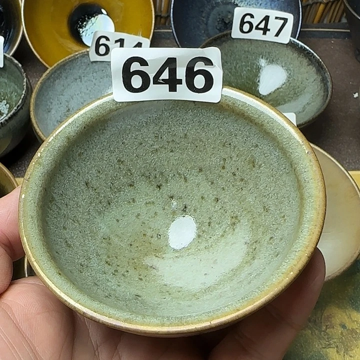 茶盏主人杯龙窑柴烧全手工瑕疵瑕疵