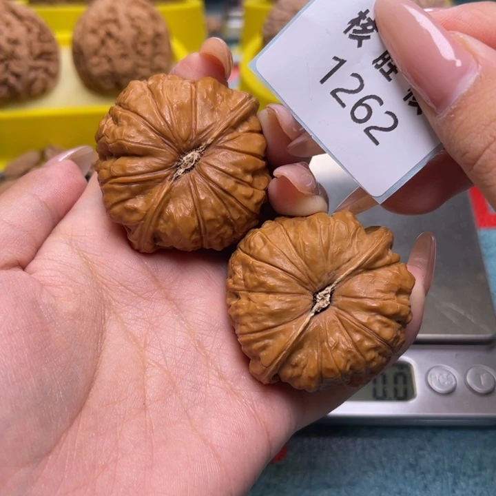 文玩核桃把件南瓜墩45.200