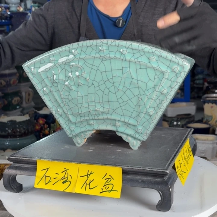 一风堂石湾花盆 内27*14*16