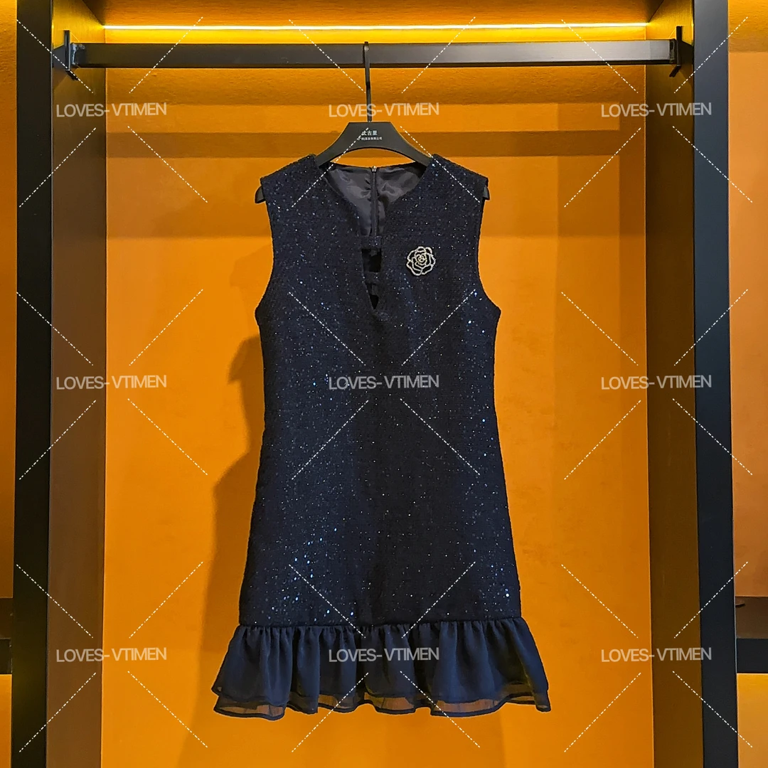 薇薇专属丨赫本风短袖显瘦气质法式时尚长款连衣裙LOVES-A1564