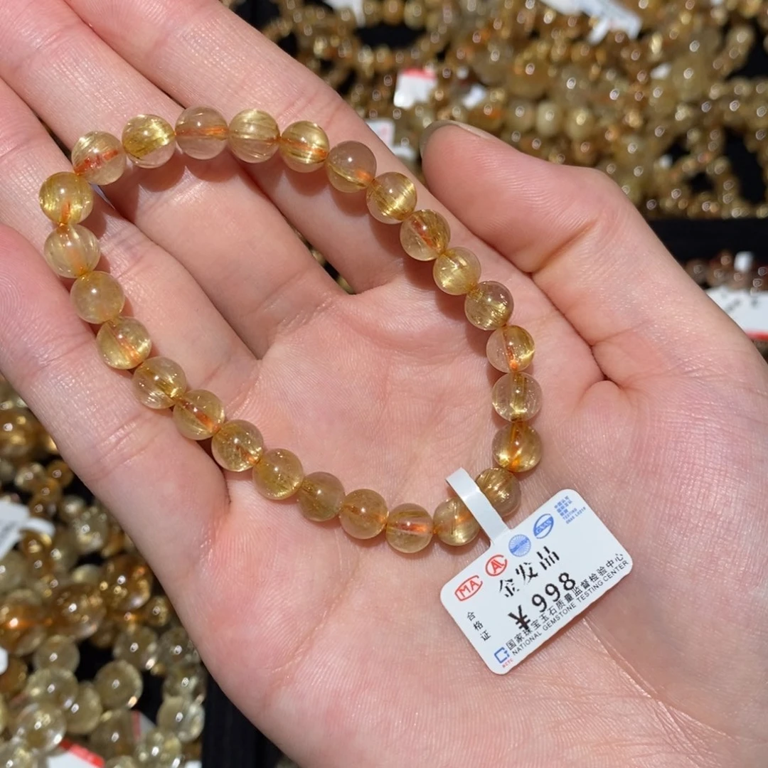 水晶手链未镶嵌手串