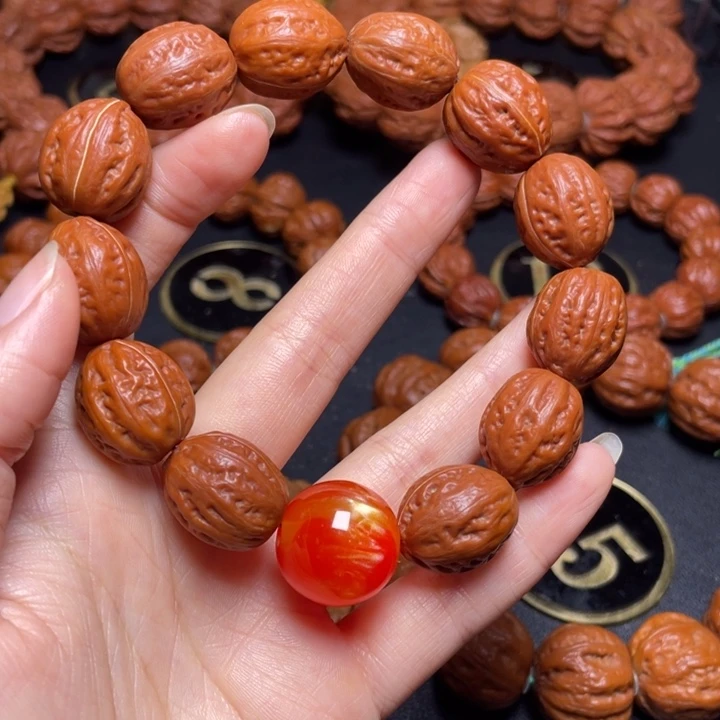把件文玩核桃小蜜枣手串